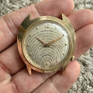 Hamilton Spectra Electric Solid 14k Gold Vintage Cal 500 Men’s Wrist Watch
